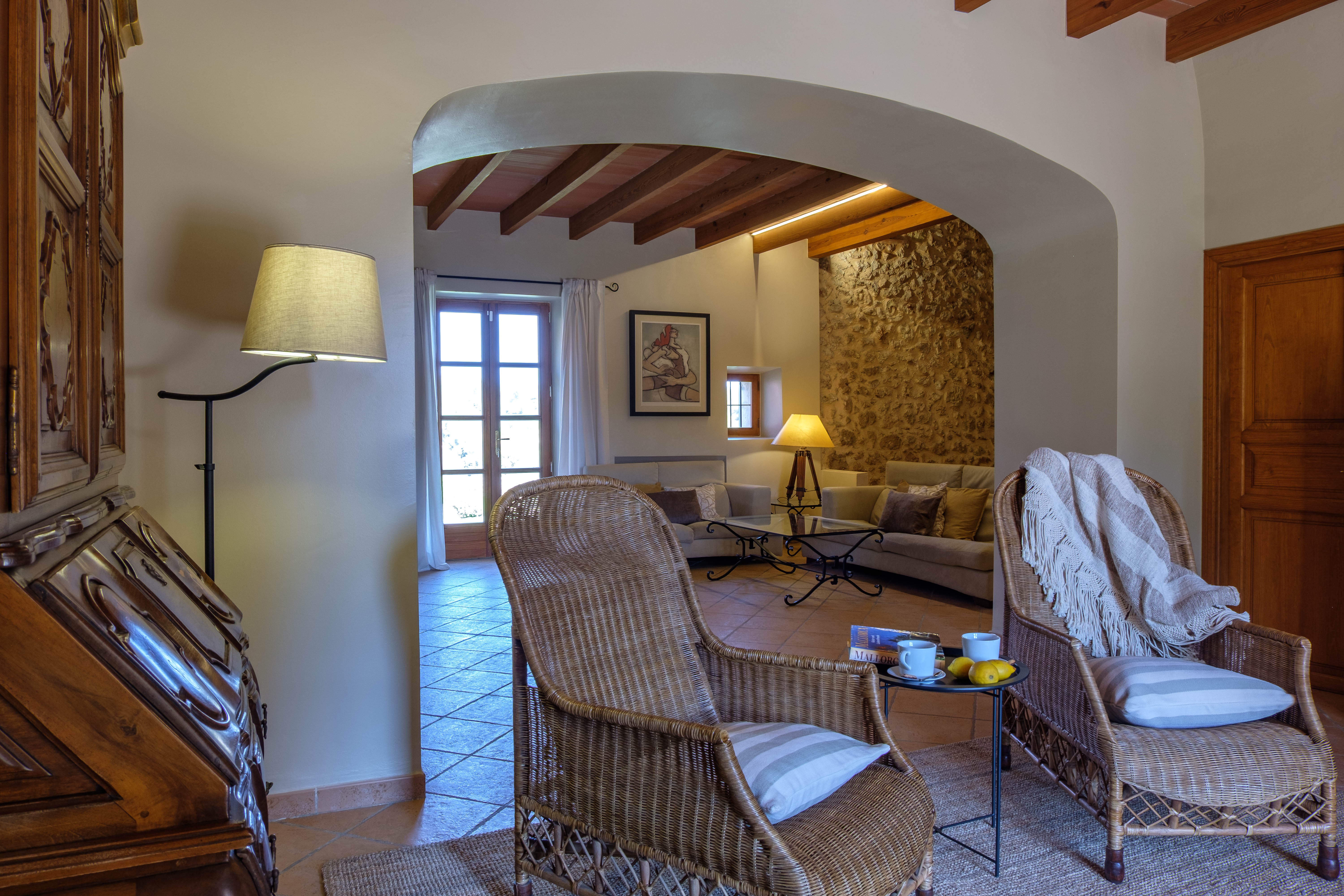 Wohnzimmer Bogenblick