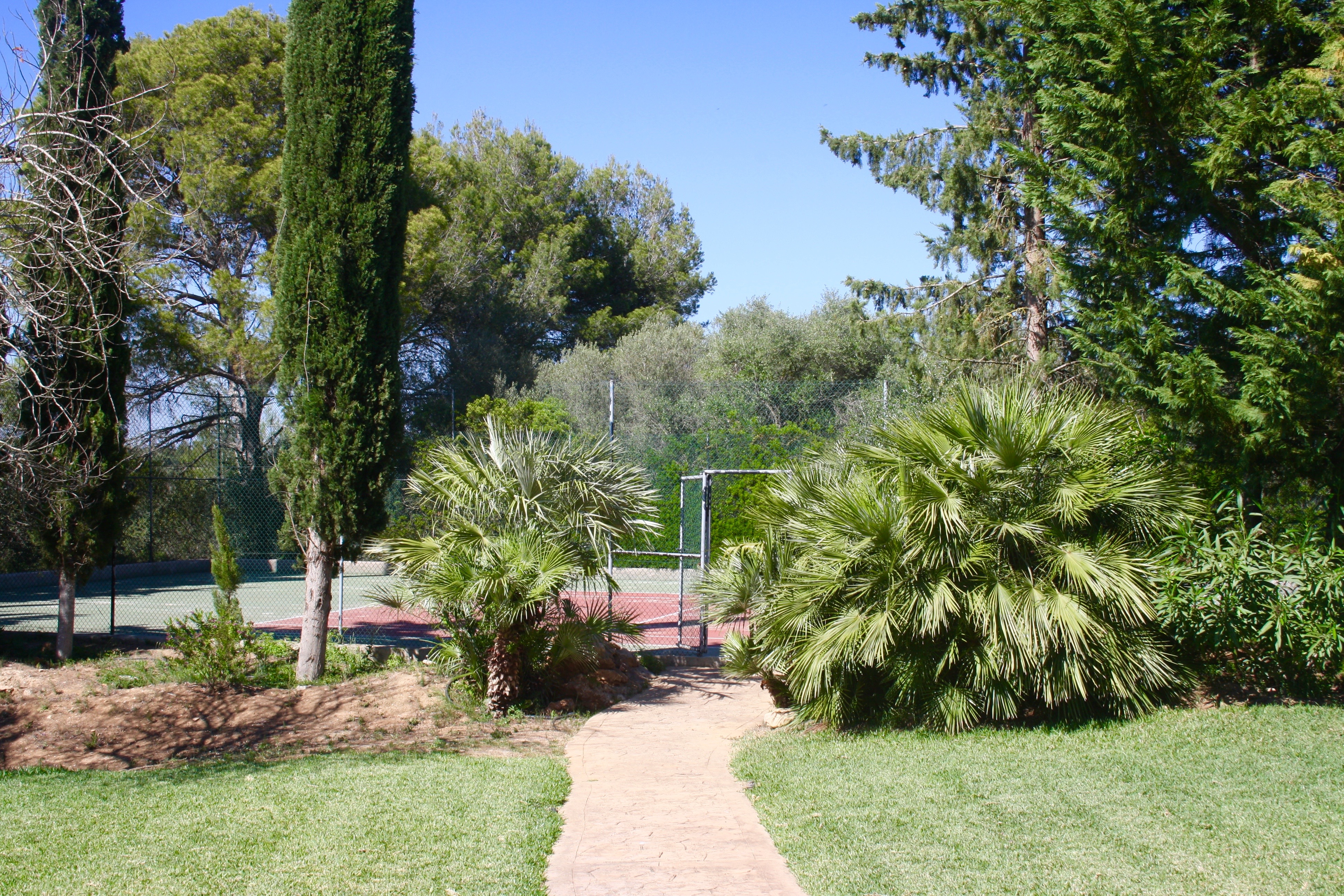Tennisplatz Übersicht